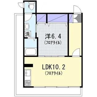 第1映光ビル【2階】の間取り