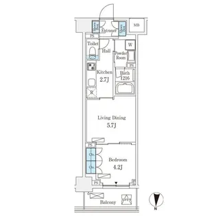 東京都墨田区横川5【マンション】の間取り