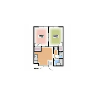 サンハイツ及川【2階】の間取り