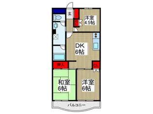 エポック旭野【1階】の間取り