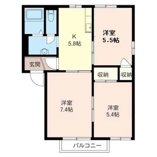 メゾン泉【1階】の間取り