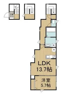 ノーブル壱番館【3階】の間取り