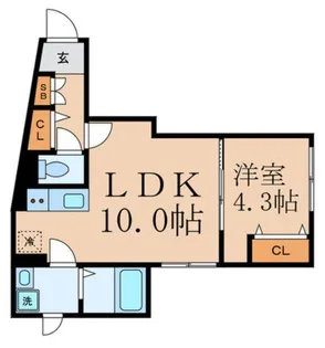 GRAN PASEO三軒茶屋【3階】の間取り