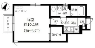 東京都豊島区千早4【アパート】の間取り