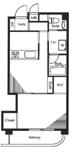 若松町サマリヤマンション【2階】の間取り