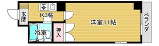 東洋プラザ蒲生【5階】の間取り