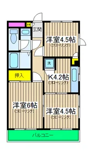 エクレール上星川【1階】の間取り