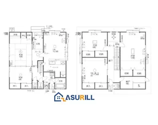 秋田県湯沢市小野字東古戸【一戸建】の間取り
