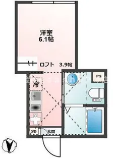 東京都中野区野方2【アパート】の間取り