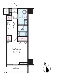 クレヴィスタ板橋西台III【4階】の間取り