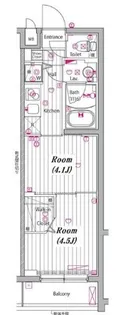 ガーラ・ヴィスタ練馬【4階】の間取り