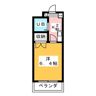 サンハウスマンヨー【1階】の間取り