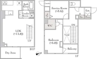 ミリアレジデンス白金台の間取り