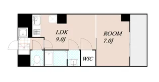 ノルデンタワー新大阪アネックス【13階】の間取り