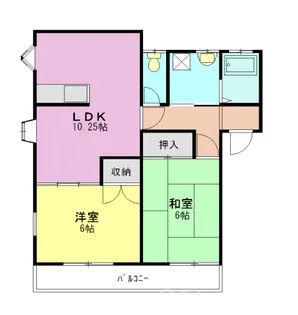 アルエット【1階】の間取り