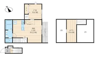 ローズコート本八幡【2階】の間取り