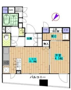 ウィルローズ日本橋蛎殻町【2階】の間取り
