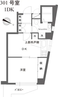 ストーク南麻布【3階】の間取り