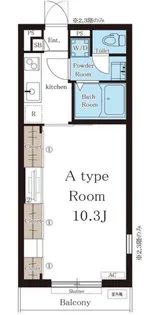 リブリ・エム・クレスト【1階】の間取り