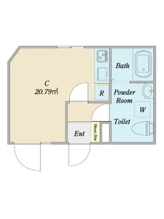 Crecer磯子【5階】の間取り