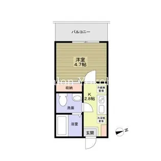 α parks east【2階】の間取り