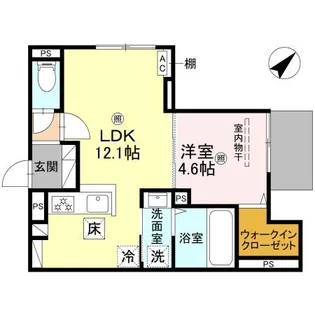 LaMaison大田町【1階】の間取り