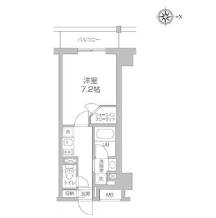 レジディア高円寺【3階】の間取り
