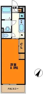 リブリ・アラノエ【3階】の間取り