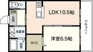 Wing courtII【2階】の間取り