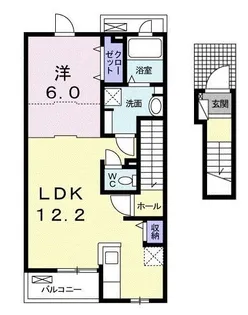 COZY CREST A【2階】の間取り