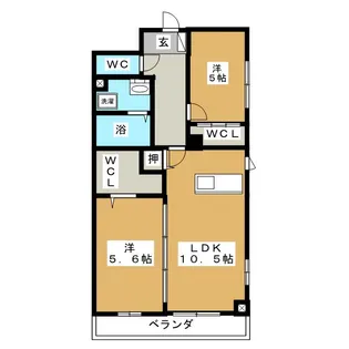 Brillante【3階】の間取り