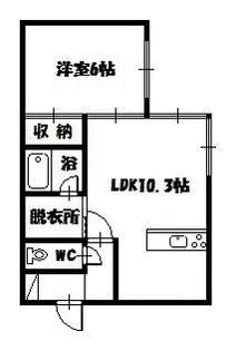 メモリアル東光【2階】の間取り
