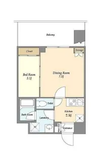 プラート宮坂【5階】の間取り