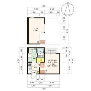 ヴィーナスヒル金山【1階】の間取り