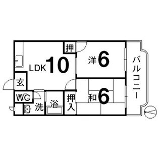 金子マンション【3階】の間取り