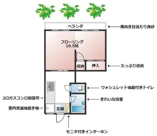 代沢ハイツ【2階】の間取り