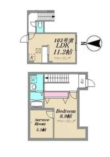 コルティーレ・ナノカ【1階】の間取り