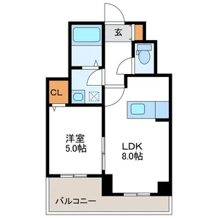 エーデルホフ【2階】の間取り
