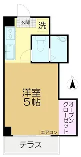 ハイツ白鷹【1階】の間取り