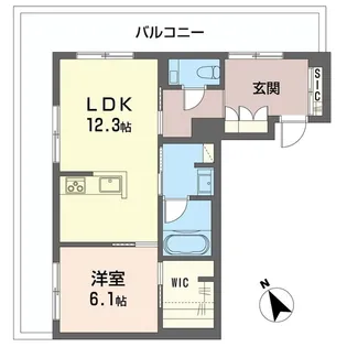ウィステリアガーデン【4階】の間取り
