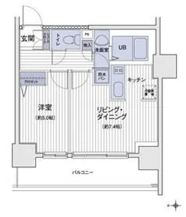 エスティメゾン大島【11階】の間取り