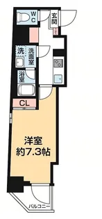 AZEST浅草【7階】の間取り