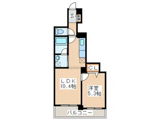 ファンタジーアベニュー広和 No.17【7階】の間取り