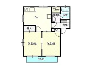 フレグランス・モア B棟【1階】の間取り