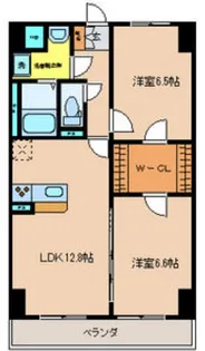 グラース リオ【6階】の間取り