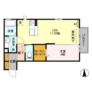 蔵漆倶 北館【2階】の間取り