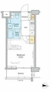 プラウドフラット中野【5階】の間取り