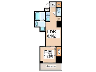 南秀苑えびす【2階】の間取り