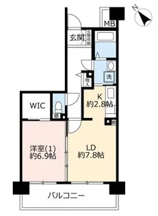 UR百合ヶ丘みずき街【2階】の間取り