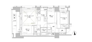 パークスフィア牛込神楽坂【11階】の間取り